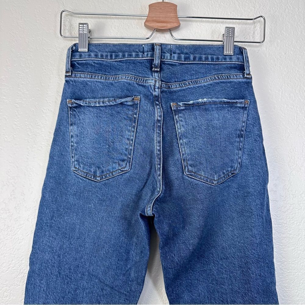 Agolde Toni Slim Distressed Ankle Jeans Size 24 - Picture 10 of 11
